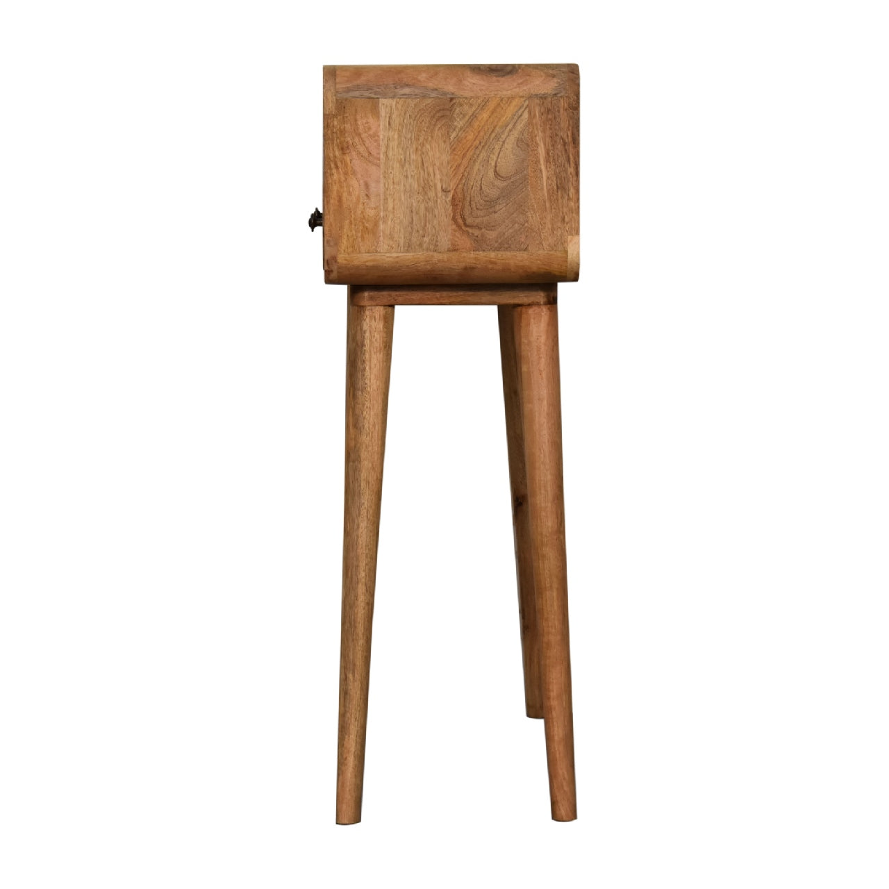 Peschiera Mini Curved Oak Mango Wood Console Table