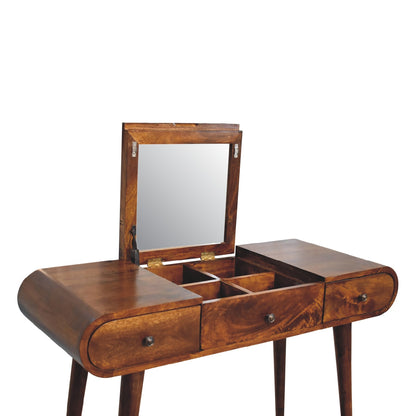 Tha Ruea Chestnut Mirror Dressing Table