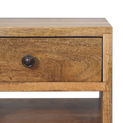 Parma Mini Classic Oak Mango Wood Bedside Table