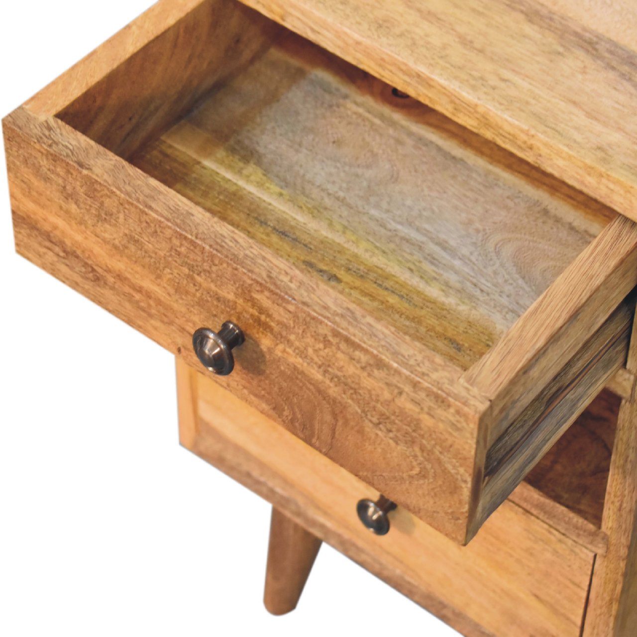 Parma Mini Classic Oak Mango Wood Bedside Table