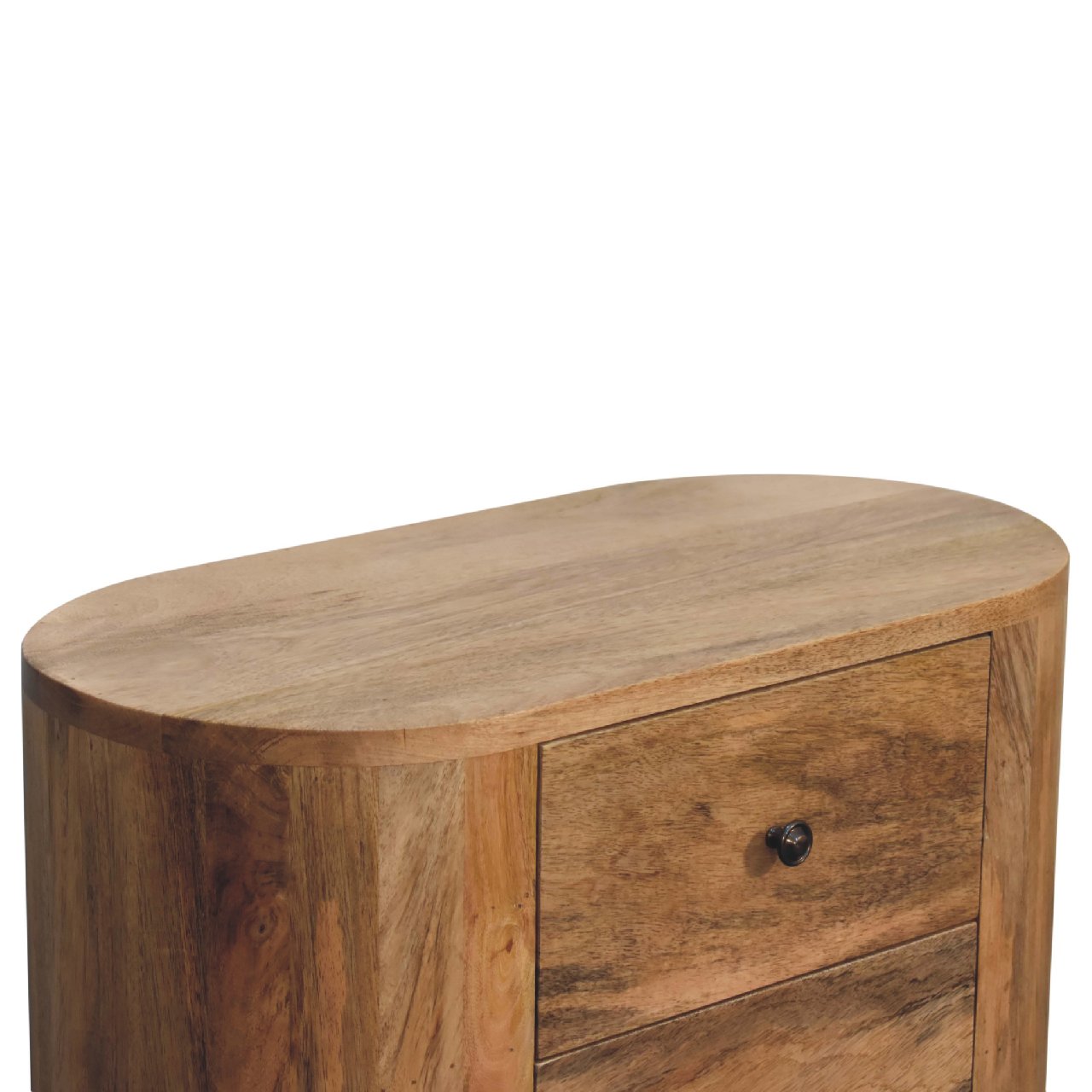 Parma Mini Oak Mango Wood Cabinet 3 Drawers