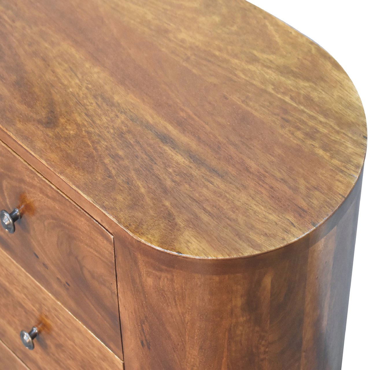 Olbia Mini Chestnut Mango Wood Cabinet 3 Drawers