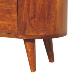 Olbia Mini Chestnut Mango Wood Cabinet 3 Drawers