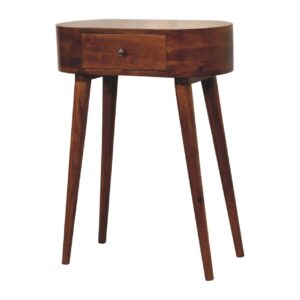 Chioggia Mini Chestnut Mango Wood Console Table with Drawer