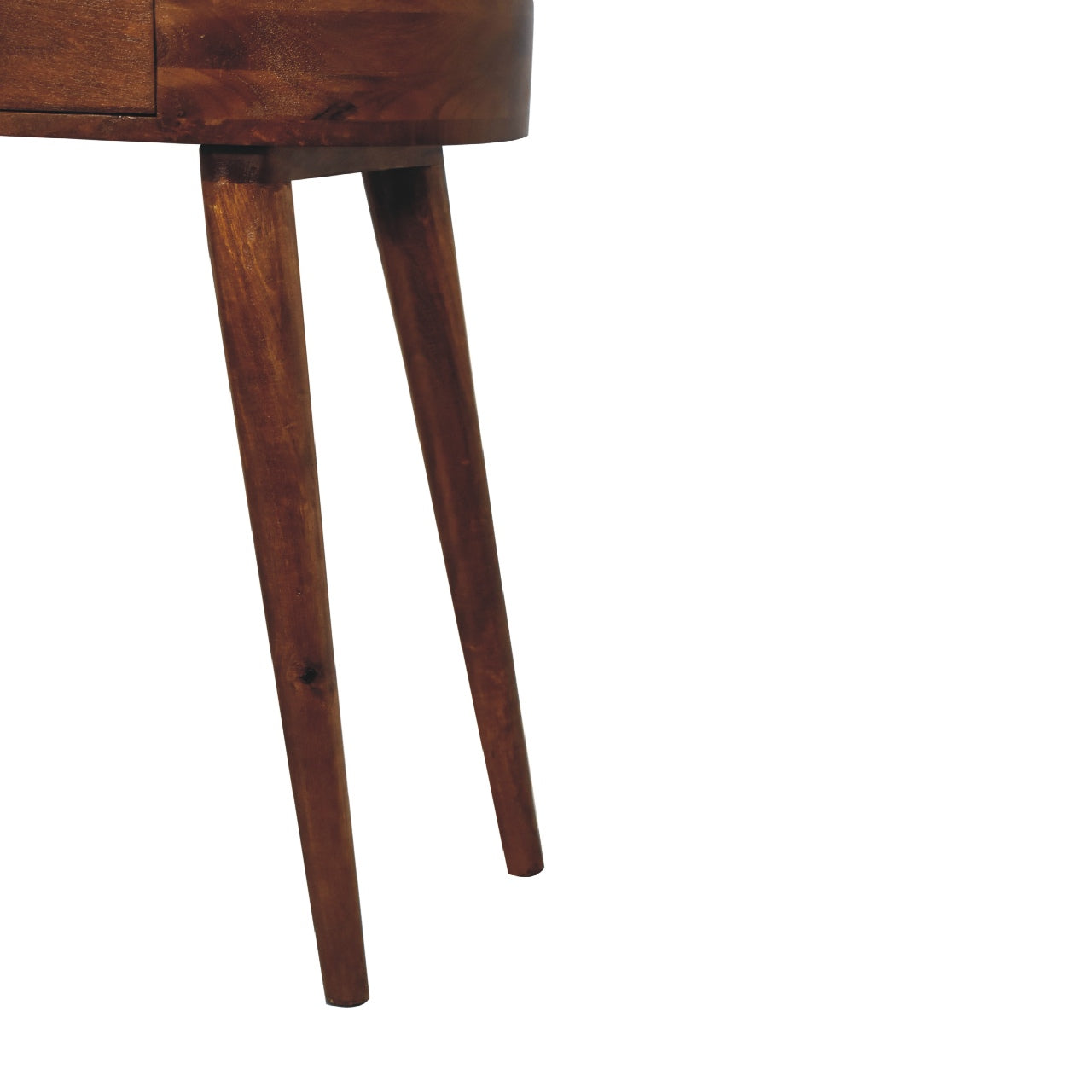 Chioggia Mini Chestnut Mango Wood Console Table with Drawer