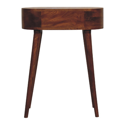 Chioggia Mini Chestnut Mango Wood Console Table with Drawer