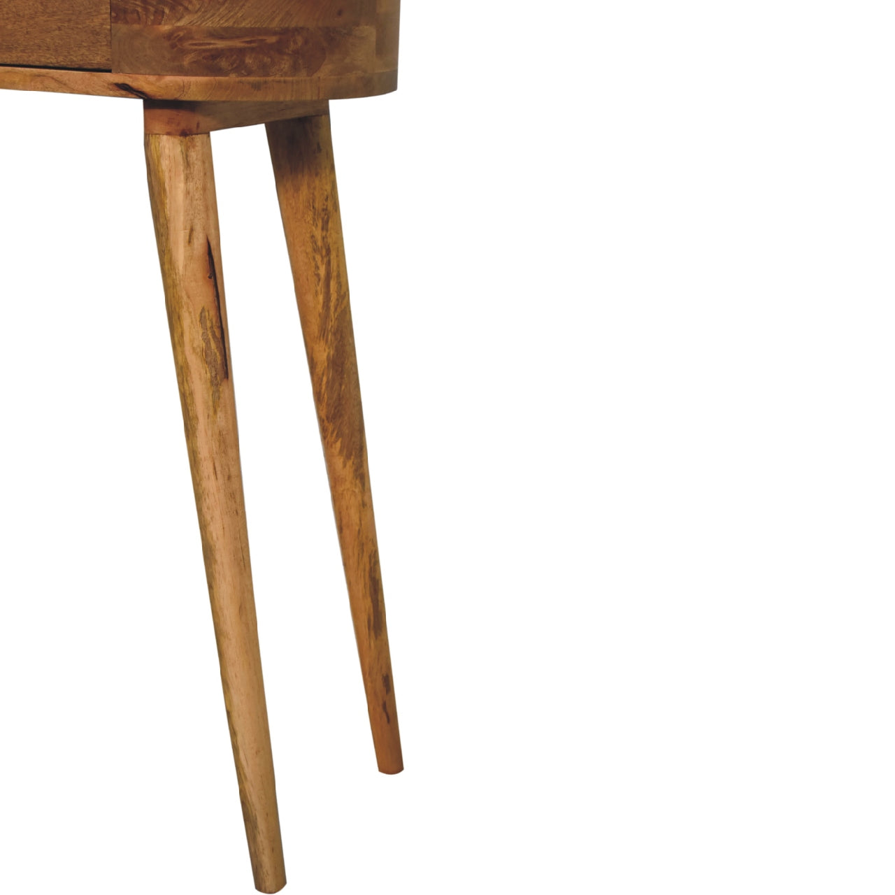 Chioggia Mini Oak Mango Wood Console Table with Drawer