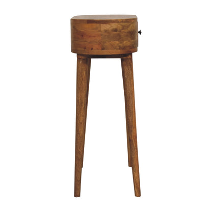 Chioggia Mini Oak Mango Wood Console Table with Drawer