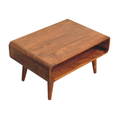Huai Hee Low Open Chestnut Mango Wood TV Media Unit