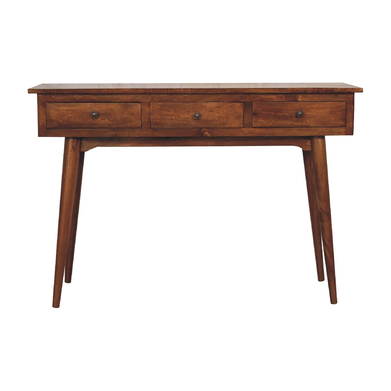 Saint Paul de Vence Large 3 Drawer Chestnut Console
