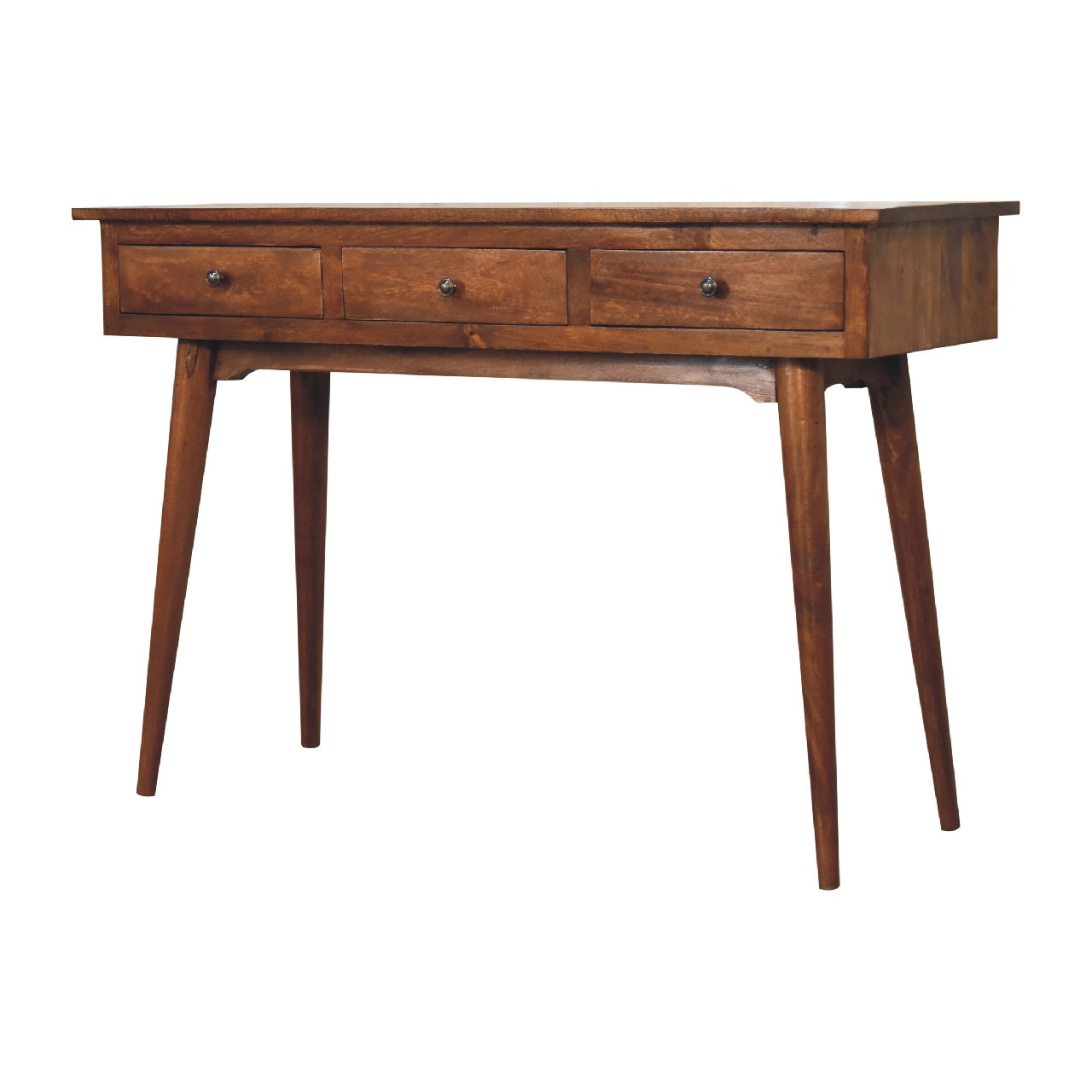 Saint Paul de Vence Large 3 Drawer Chestnut Console