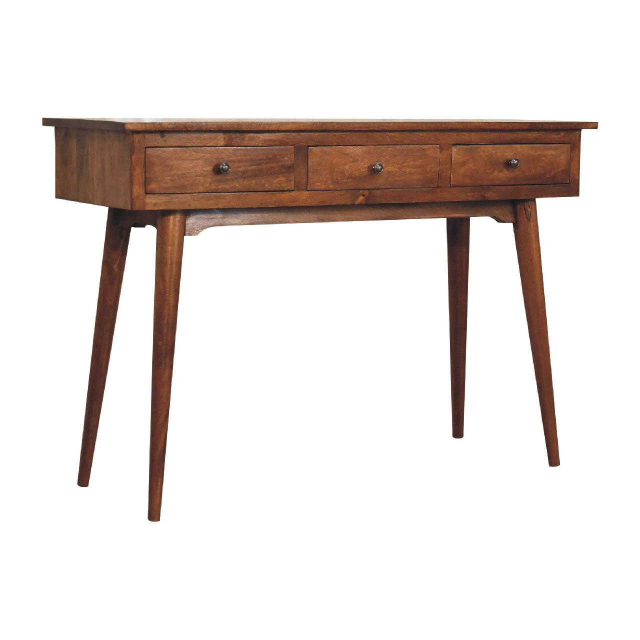 Saint Paul de Vence Large 3 Drawer Chestnut Console