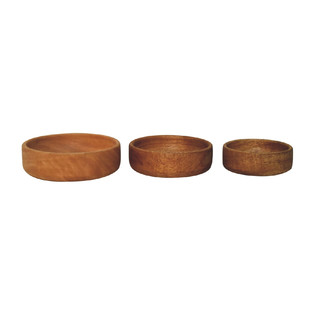 Hawaii Solid Wood Fruit Bowl Set of 3