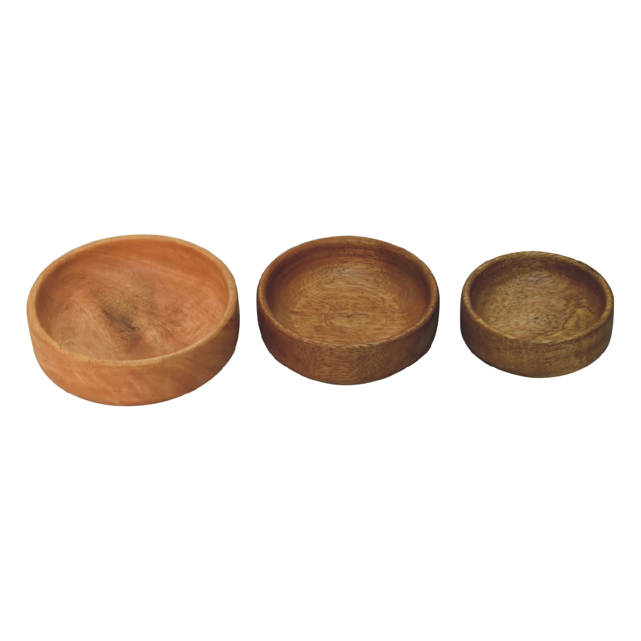 Hawaii Solid Wood Fruit Bowl Set of 3