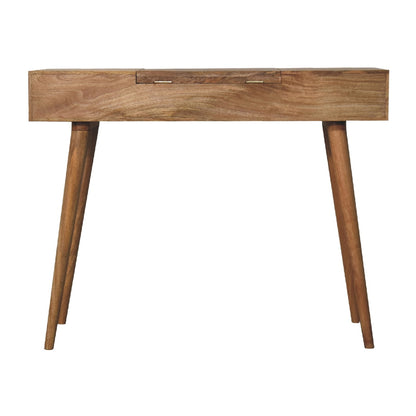 Saint Paul de Vence Oak Mango Wood Dressing Table 3 Drawers