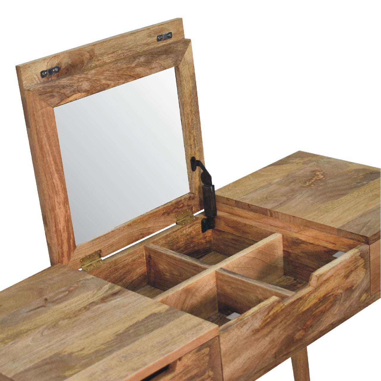 Saint Paul de Vence Oak Mango Wood Dressing Table 3 Drawers
