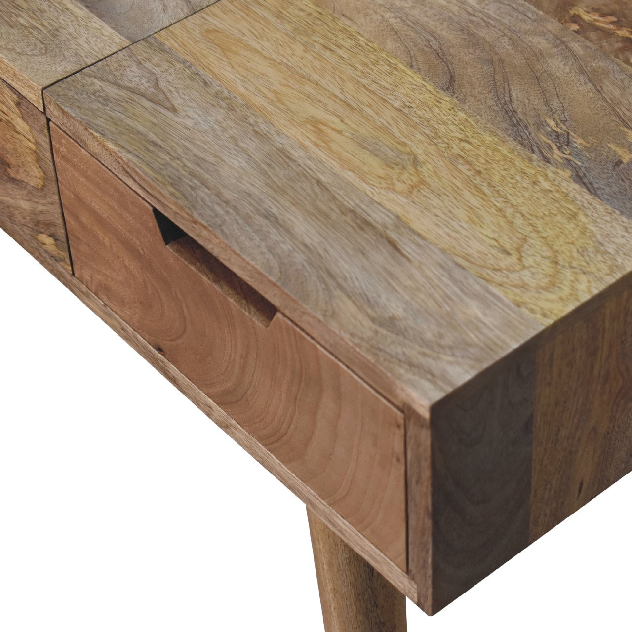 Saint Paul de Vence Oak Mango Wood Dressing Table 3 Drawers