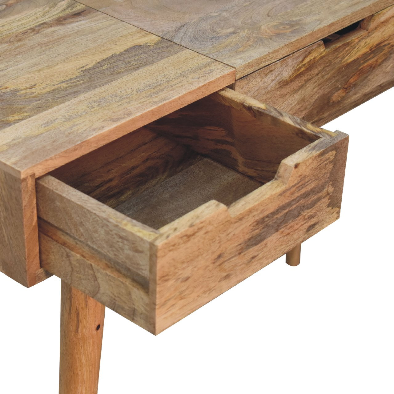 Saint Paul de Vence Oak Mango Wood Dressing Table 3 Drawers