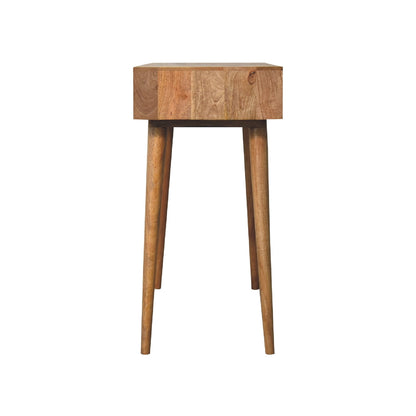 Saint Paul de Vence Oak Mango Wood Dressing Table 3 Drawers