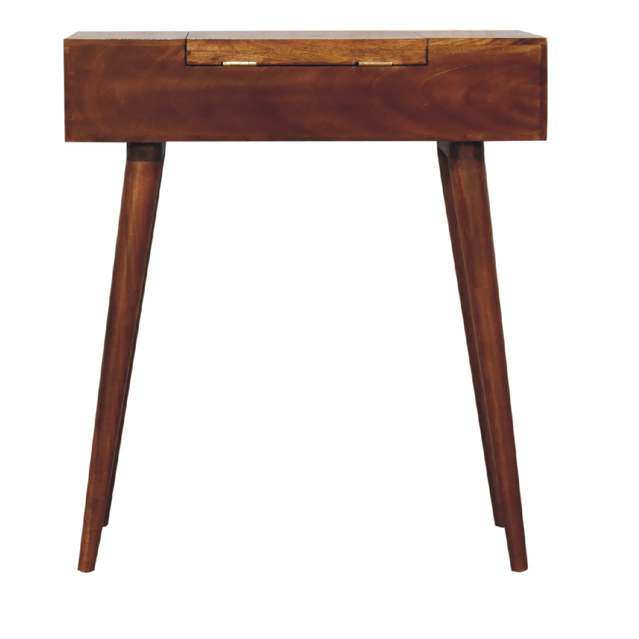 Olbia Small Chestnut Mango Wood Foldable Mirror Dresser