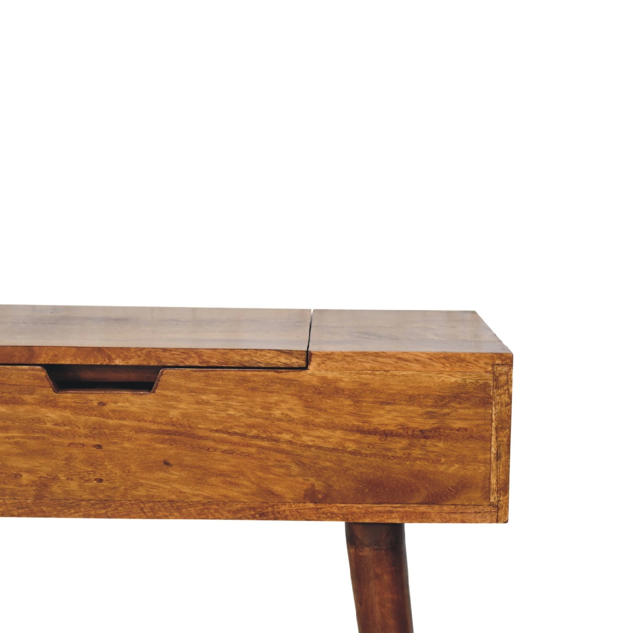 Olbia Small Chestnut Mango Wood Foldable Mirror Dresser