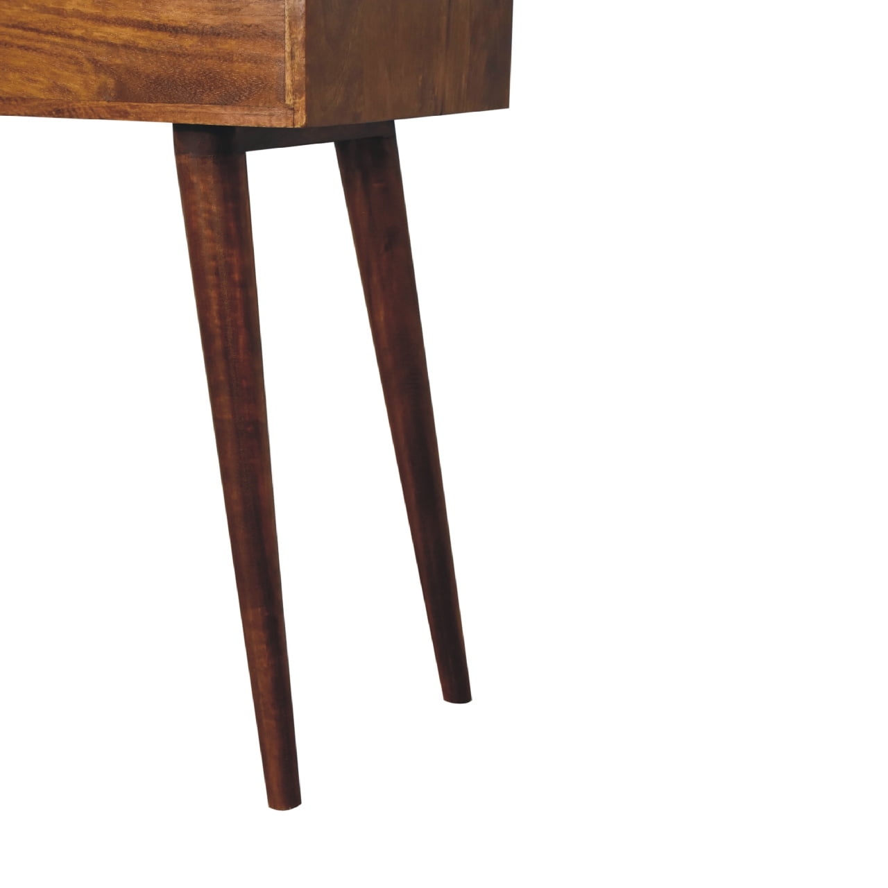 Olbia Small Chestnut Mango Wood Foldable Mirror Dresser