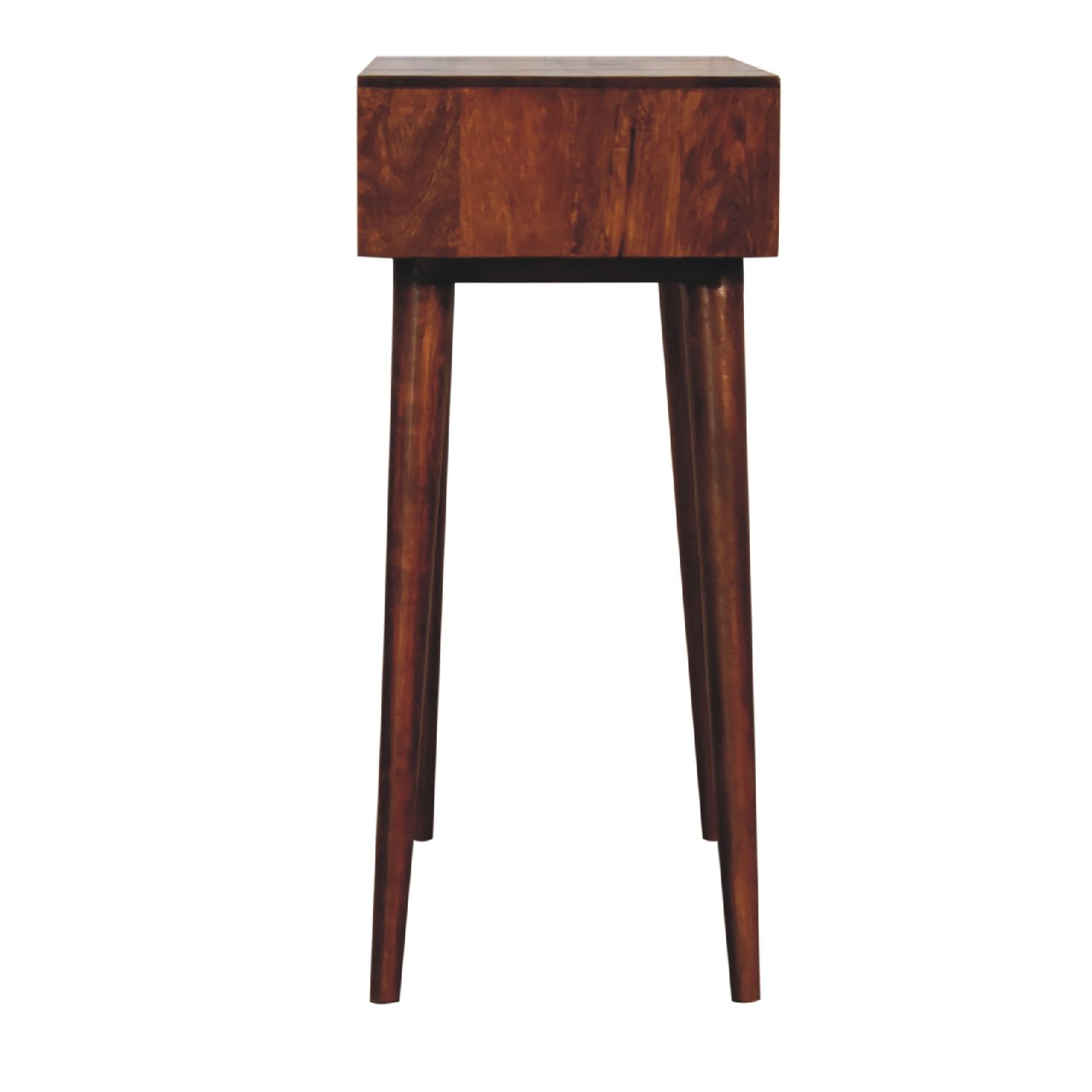 Olbia Small Chestnut Mango Wood Foldable Mirror Dresser