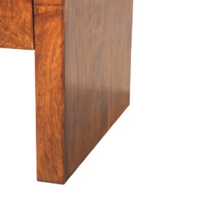 Kahuku Chestnut Mango Wood Coffee Table 4 Drawers