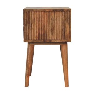 Kailua Natural Mango Wood and Slade Bedside Table