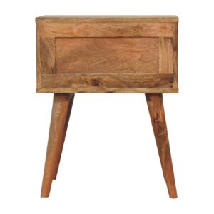 Kailua Natural Mango Wood and Slade Bedside Table