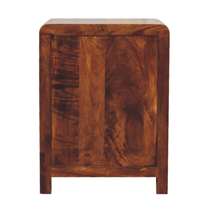 Thai 3 Drawer Bedside Table Mango Wood