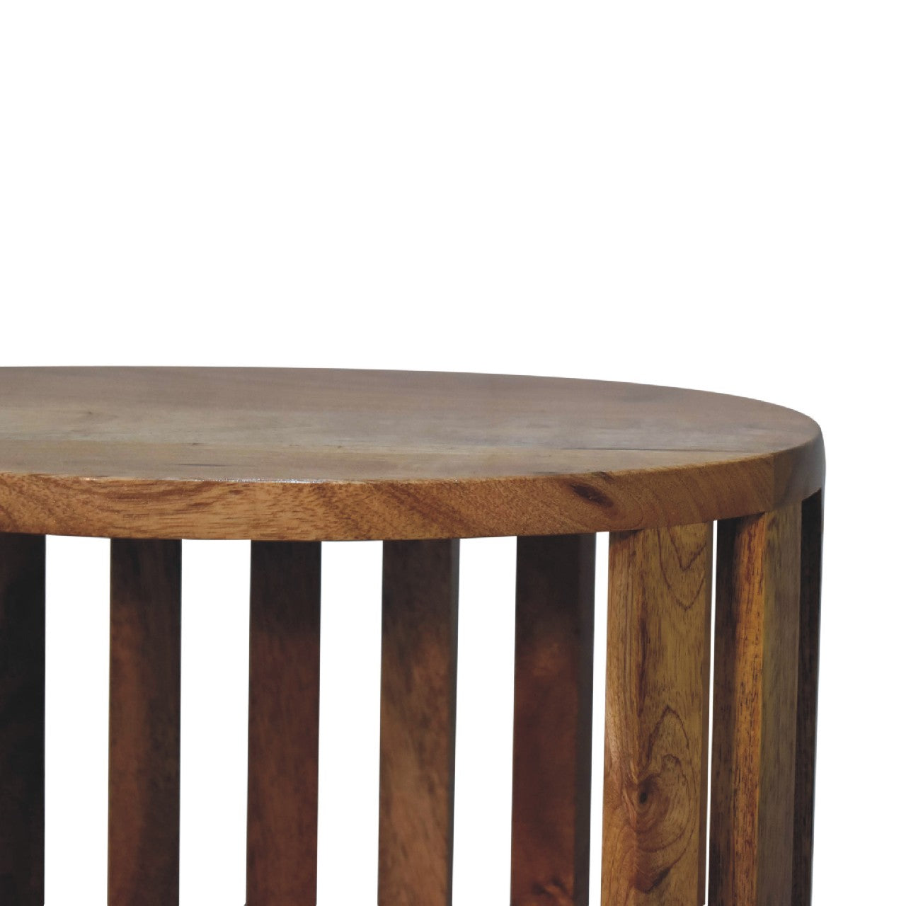 Kaiula Single Mango Wood Shelf Bedside Table