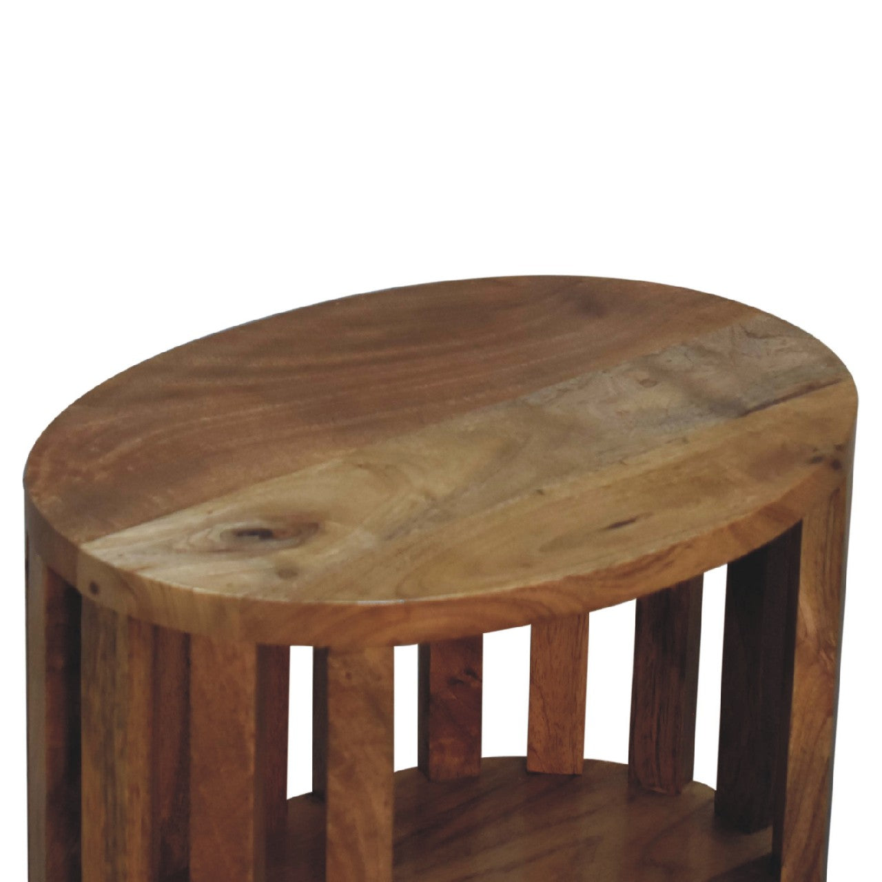 Kaiula Single Mango Wood Shelf Bedside Table