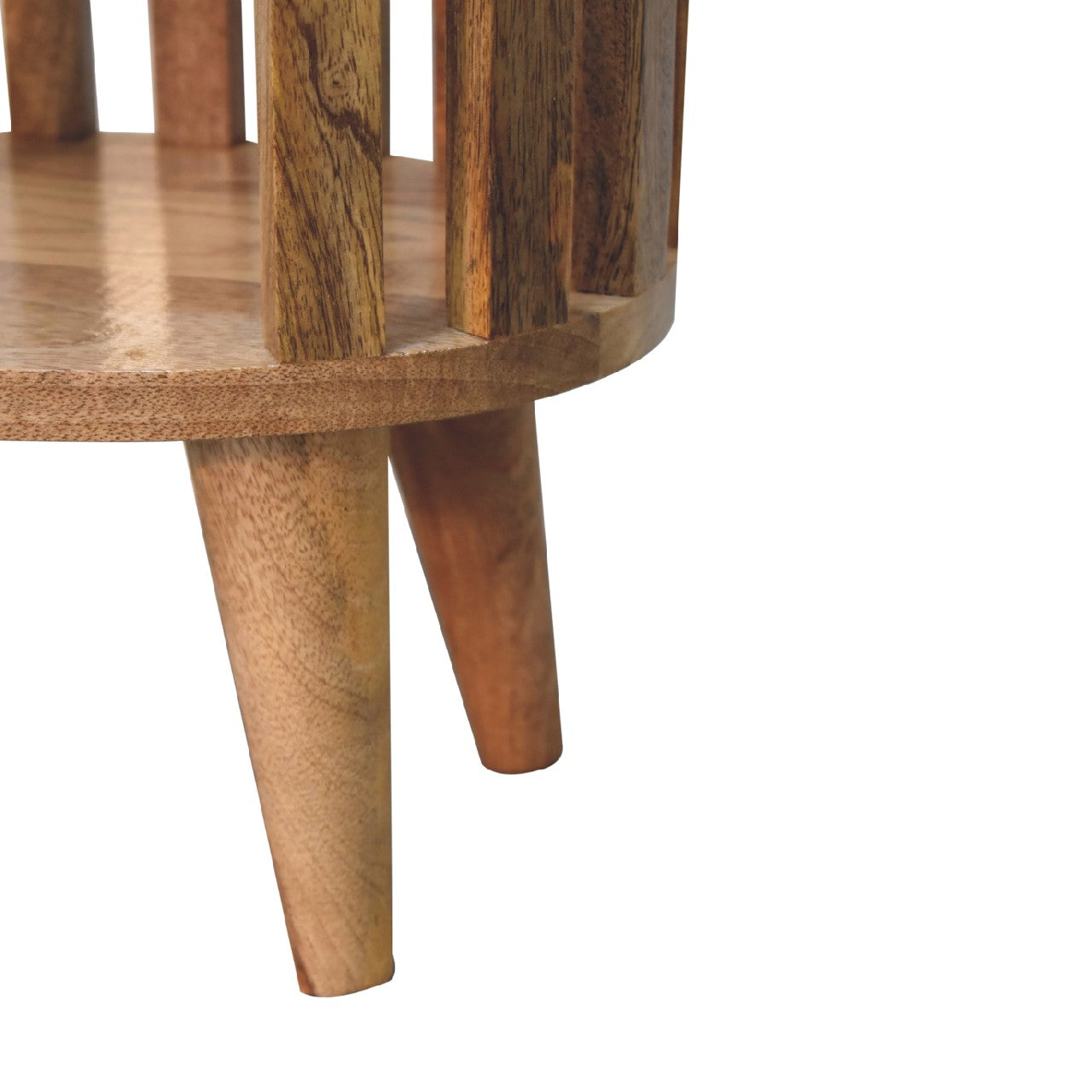Kaiula Single Mango Wood Shelf Bedside Table