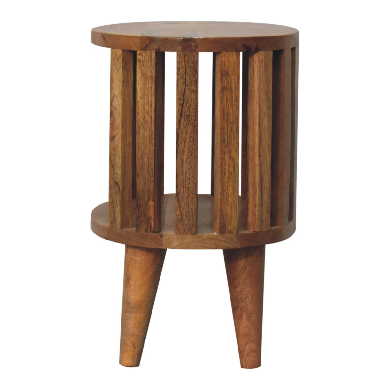 Kaiula Single Mango Wood Shelf Bedside Table