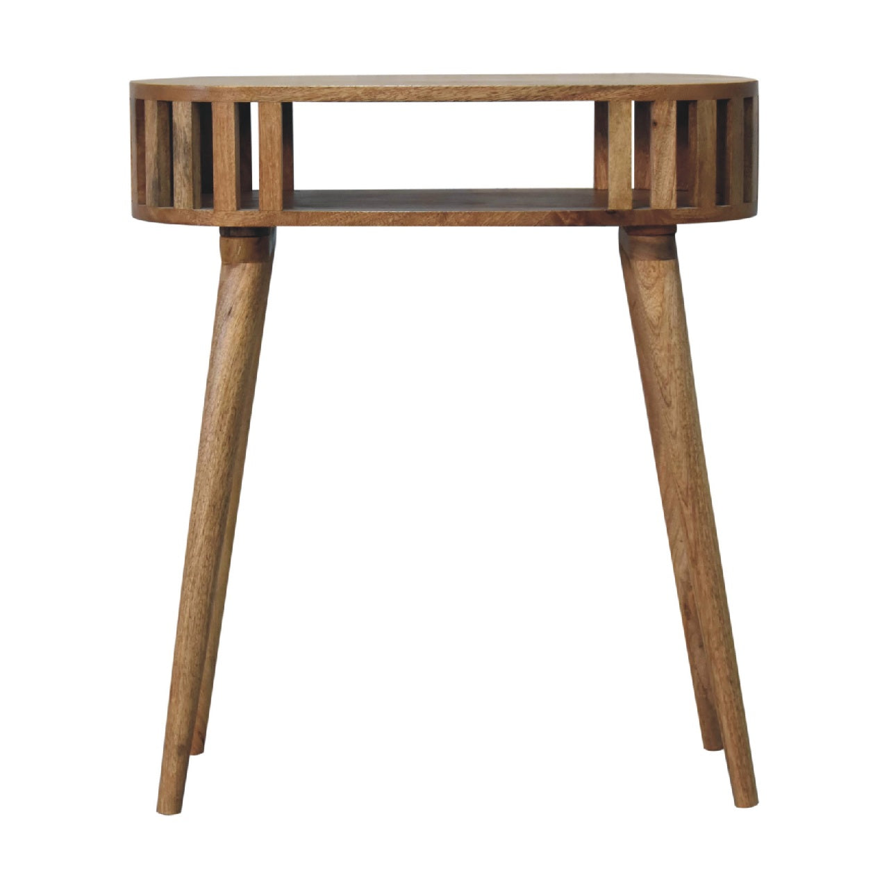 Kailua Slated Mango Wood Open Console Table