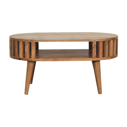 Kaunakakai Slatted Mango Wood Coffee Table