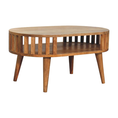 Kaunakakai Slatted Mango Wood Coffee Table