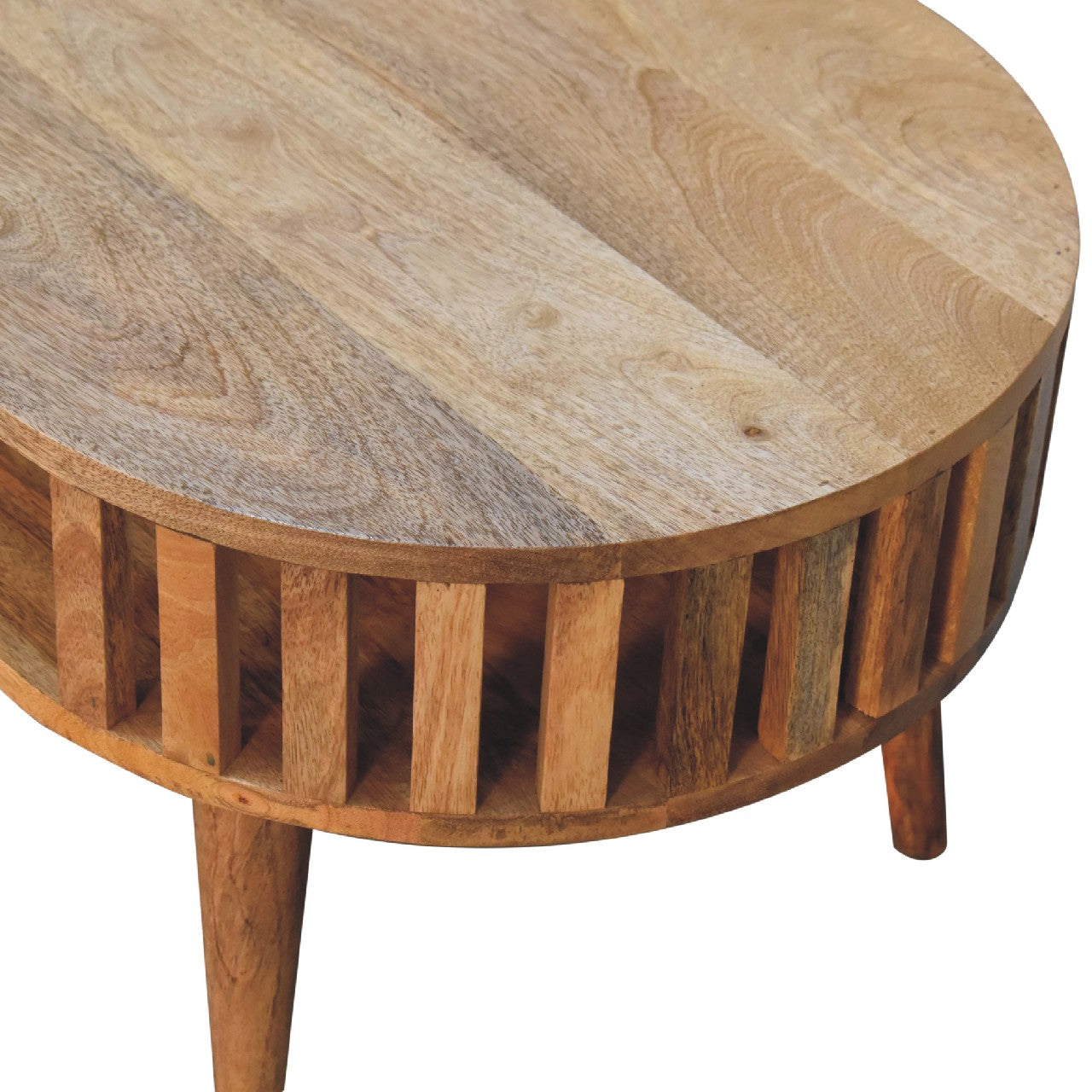 Kaunakakai Slatted Mango Wood Coffee Table