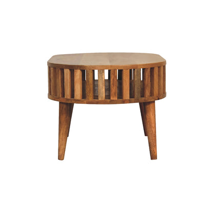 Kaunakakai Slatted Mango Wood Coffee Table