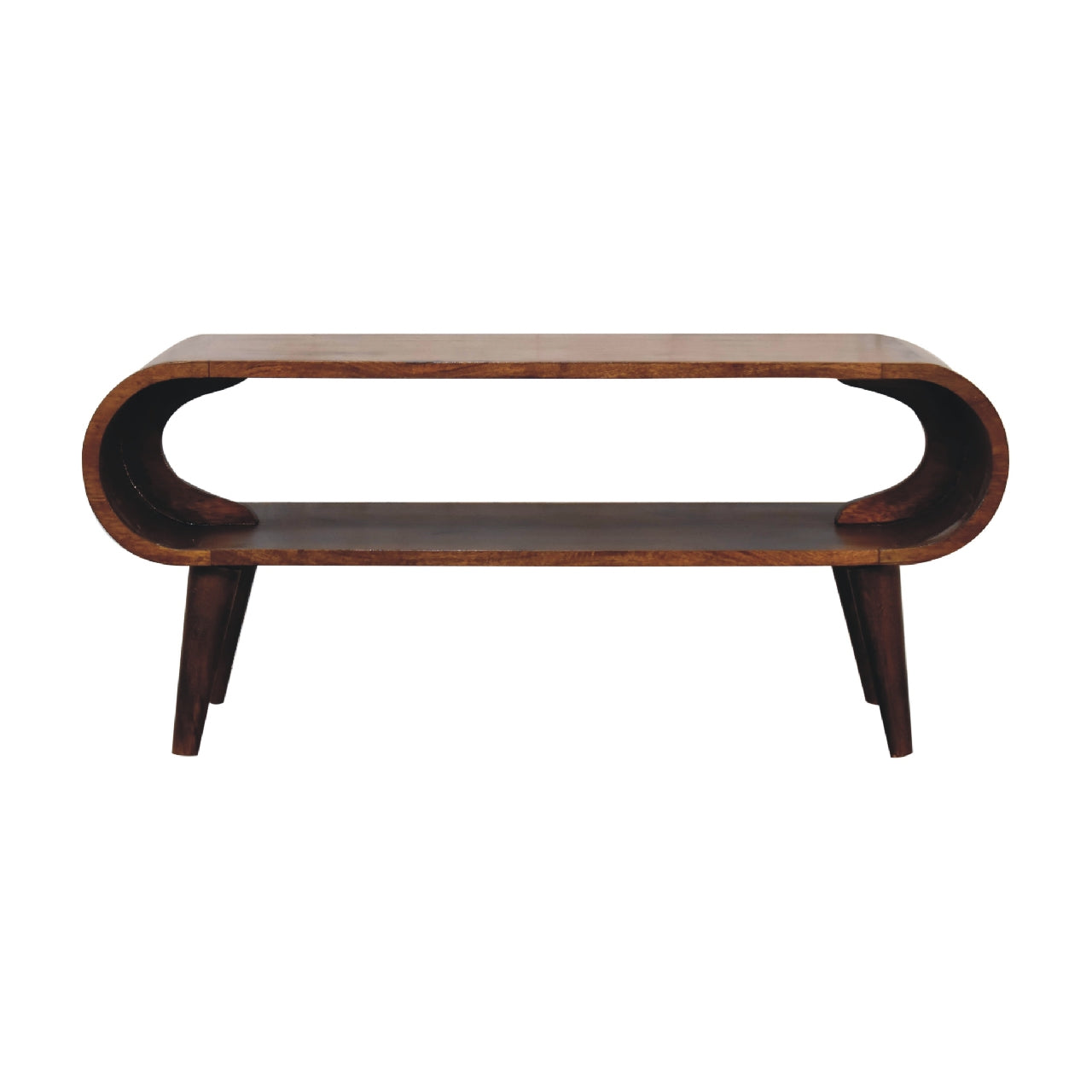 Porquerolles Nordic Mango Wood Low Coffee Table