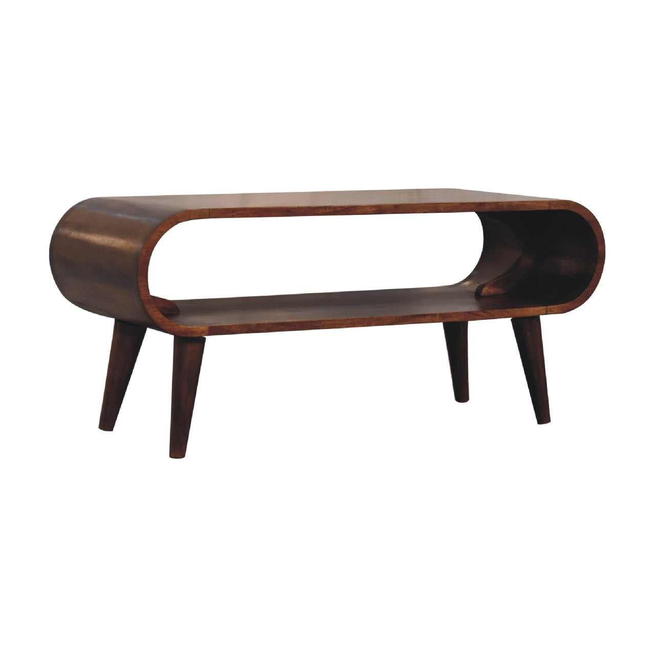 Porquerolles Nordic Mango Wood Low Coffee Table