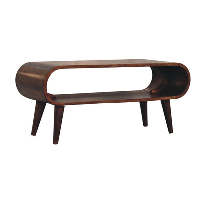 Porquerolles Nordic Mango Wood Low Coffee Table