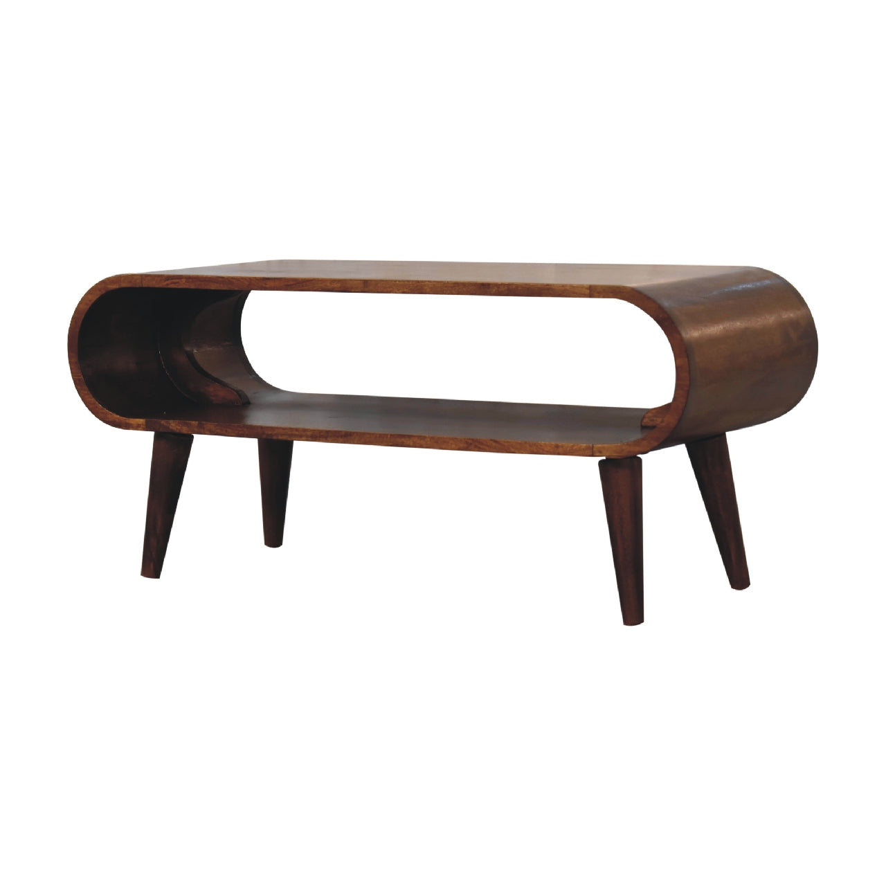 Porquerolles Nordic Mango Wood Low Coffee Table