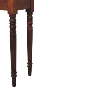 Chantilly Chestnut Mango Wood Turned Leg Writing Desk