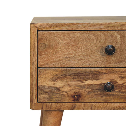 Parma Small Mango Table Rustic Bedside Table