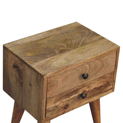 Parma Small Mango Table Rustic Bedside Table