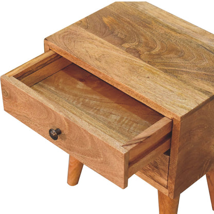 Parma Small Mango Table Rustic Bedside Table