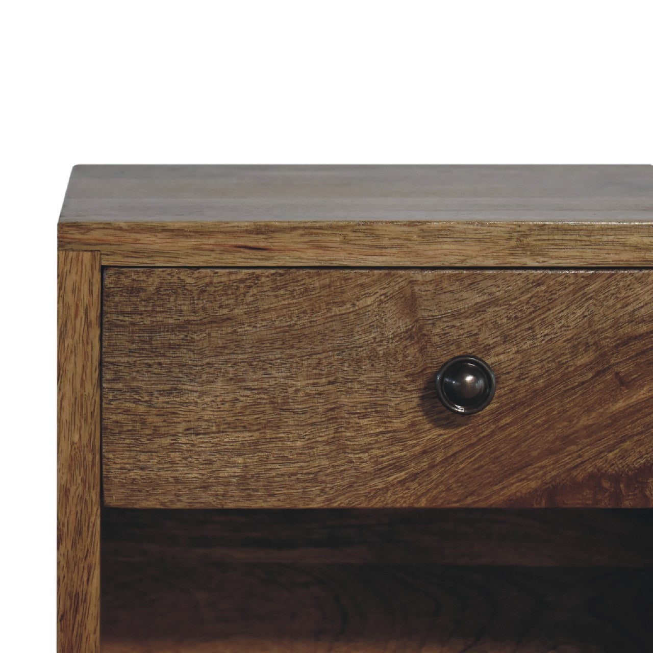 Cernobbio Floating Classic Mid-Century Mango Wood Bedside Table