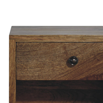 Cernobbio Floating Classic Mid-Century Mango Wood Bedside Table